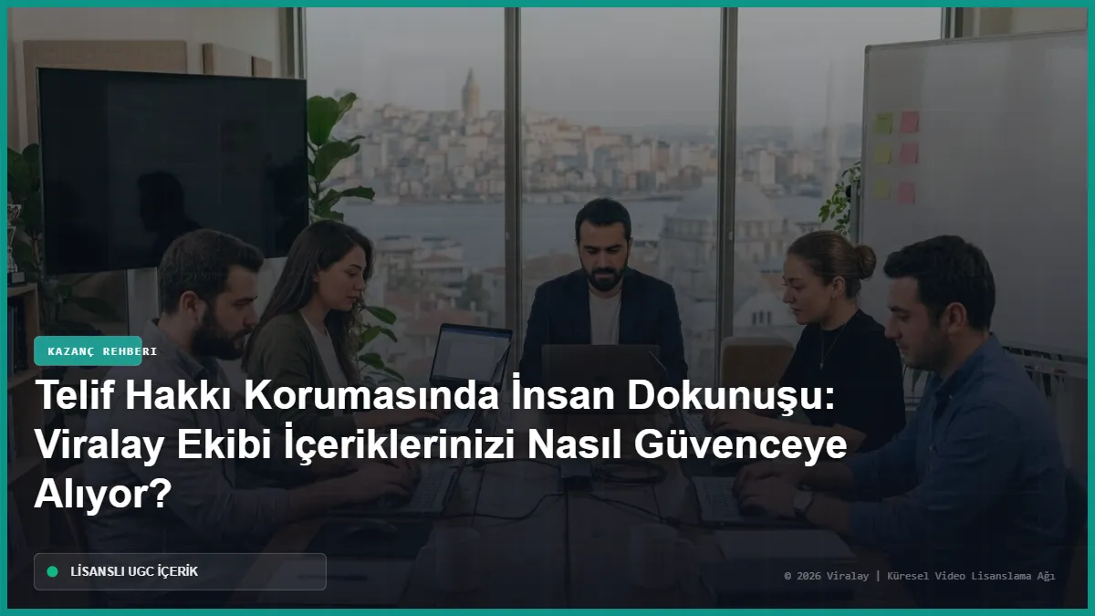 Telif Hakkı Korumasında İnsan Dokunuşu: Viralay Ekibi İçeriklerinizi Nasıl Güvenceye Alıyor?