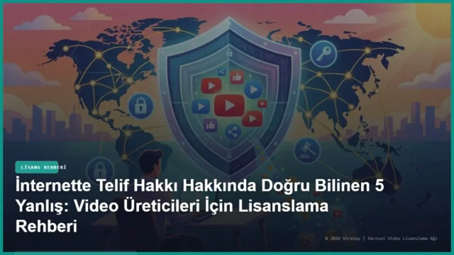 İnternette Telif Hakkı Hakkında Doğru Bilinen 5 Yanlış: Video Üreticileri İçin Lisanslama Rehberi
