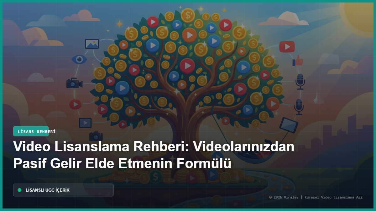 Video Lisanslama Rehberi: Videolarınızdan Pasif Gelir Elde Etmenin Formülü